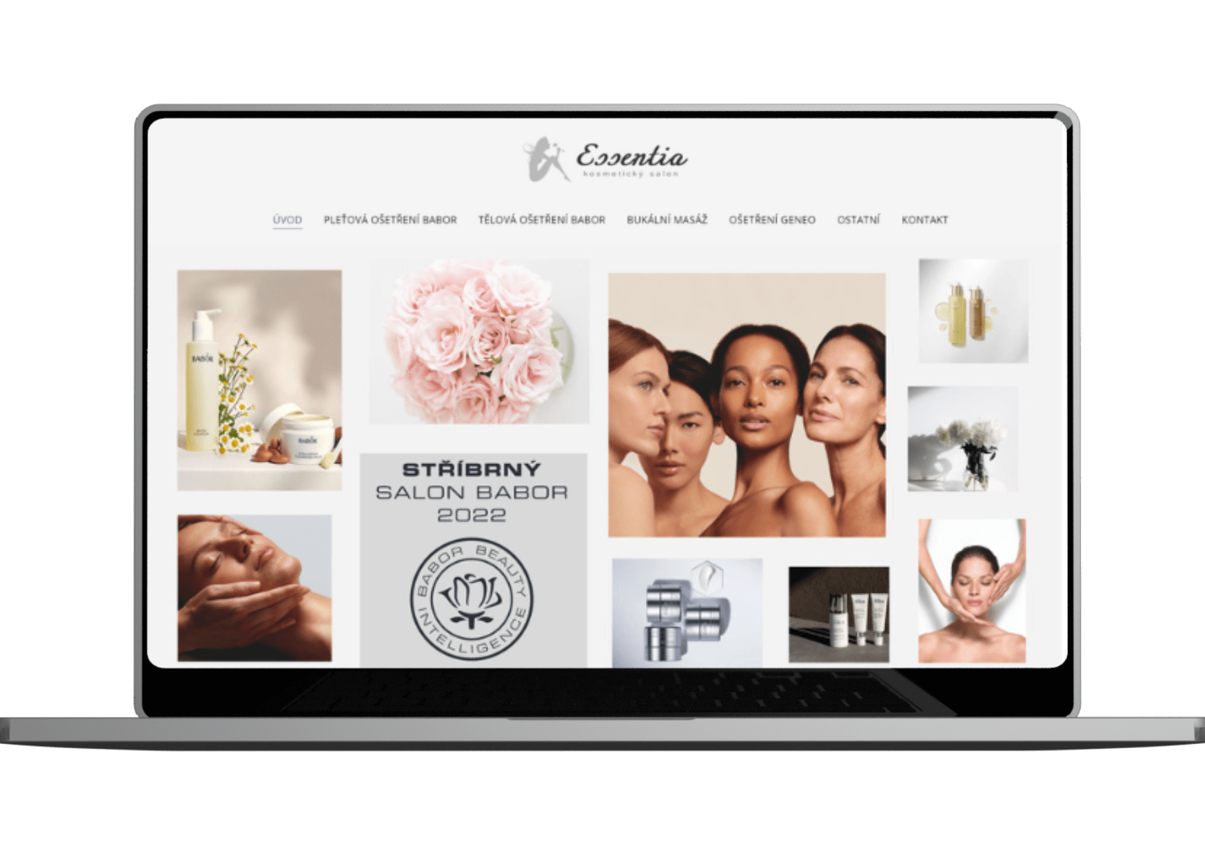 Tvorba webu kosmetický salon